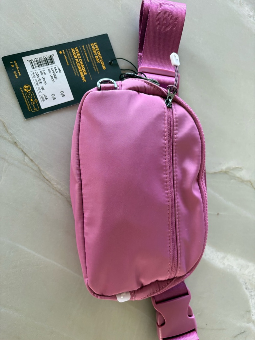 Lole Pink Crossbody Belt Bag